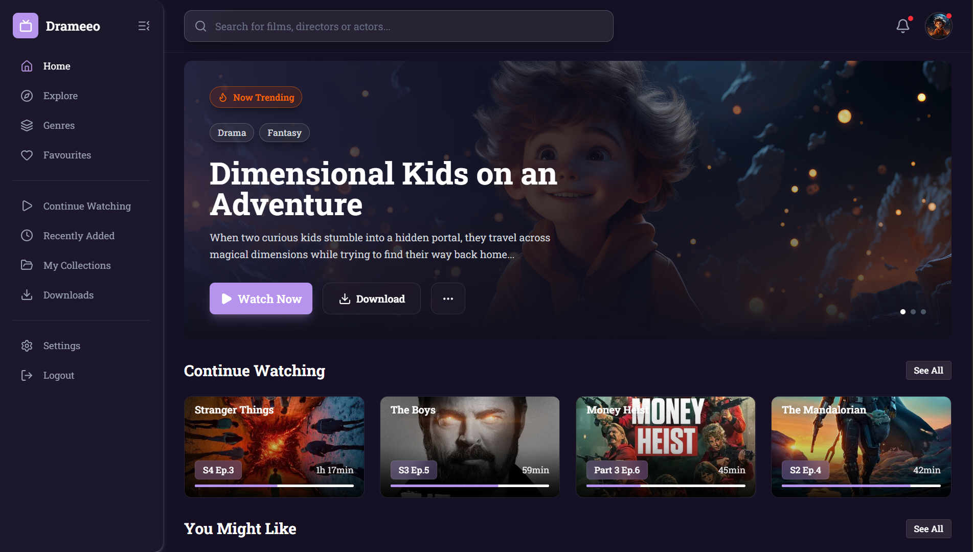 drameoo-ott-platform-project